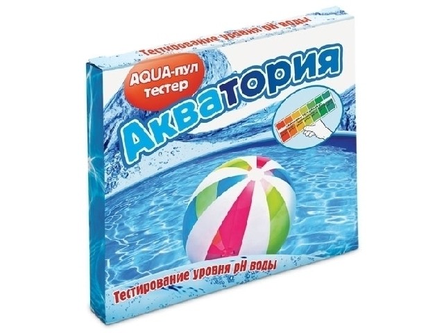 Акватория AQUA Тестер для тестирования уровня pH воды. ВХ